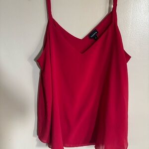 Torrid Sz0 Women's Red Camisole Top